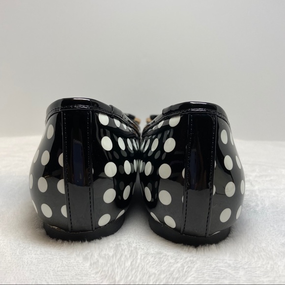 Polka Dot Round Toe Ballet Slip On Flats Pumps - Picture 5 of 7